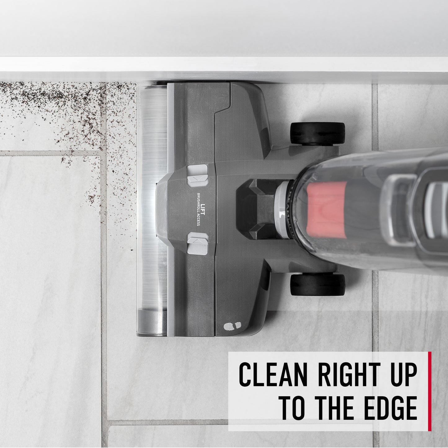 Aspirateur sec et humide pour sols durs rationalisé avec le mode Boost