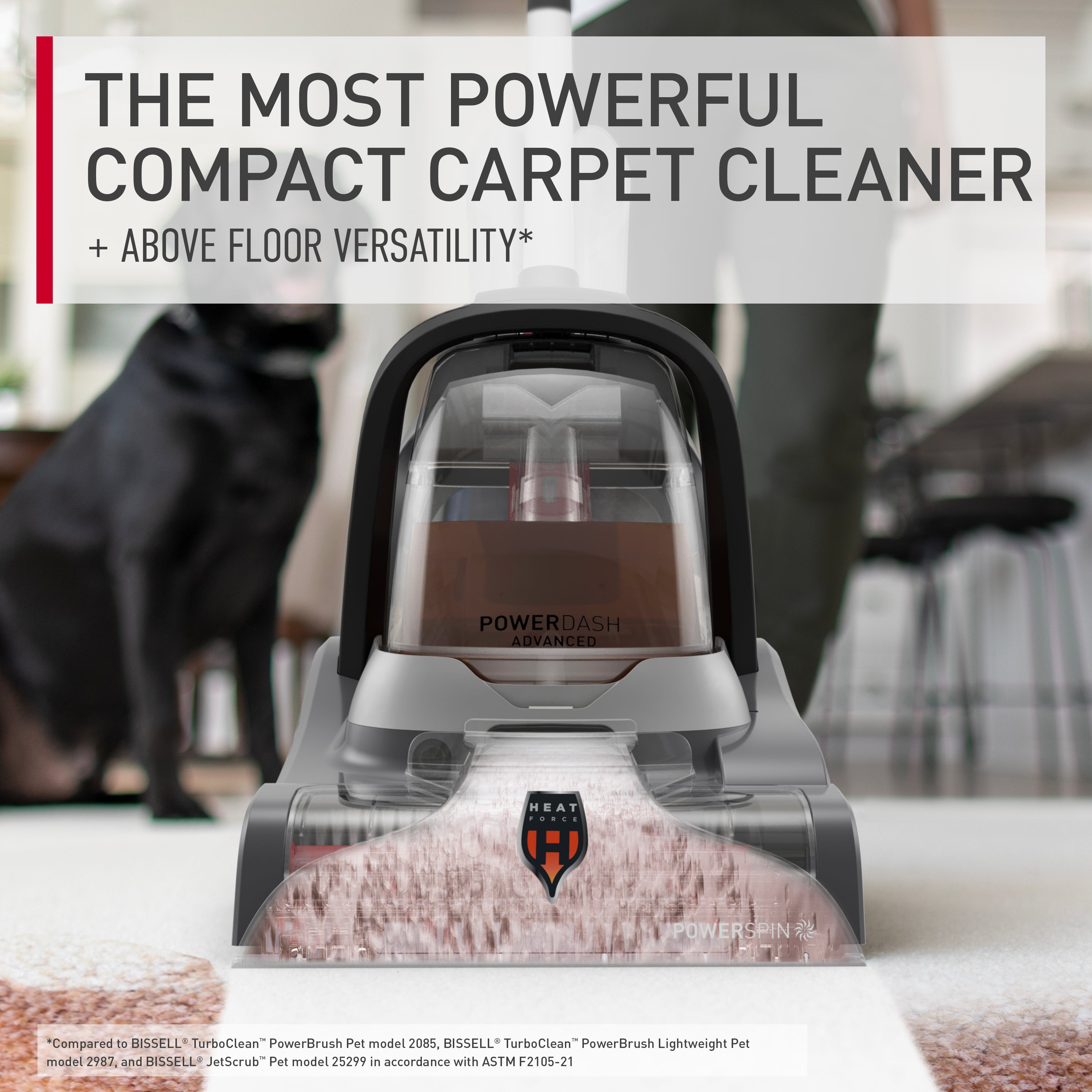 BISSELL TurboClean PowerBrush Pet Carpet Cleaner, 2987 **MISSING