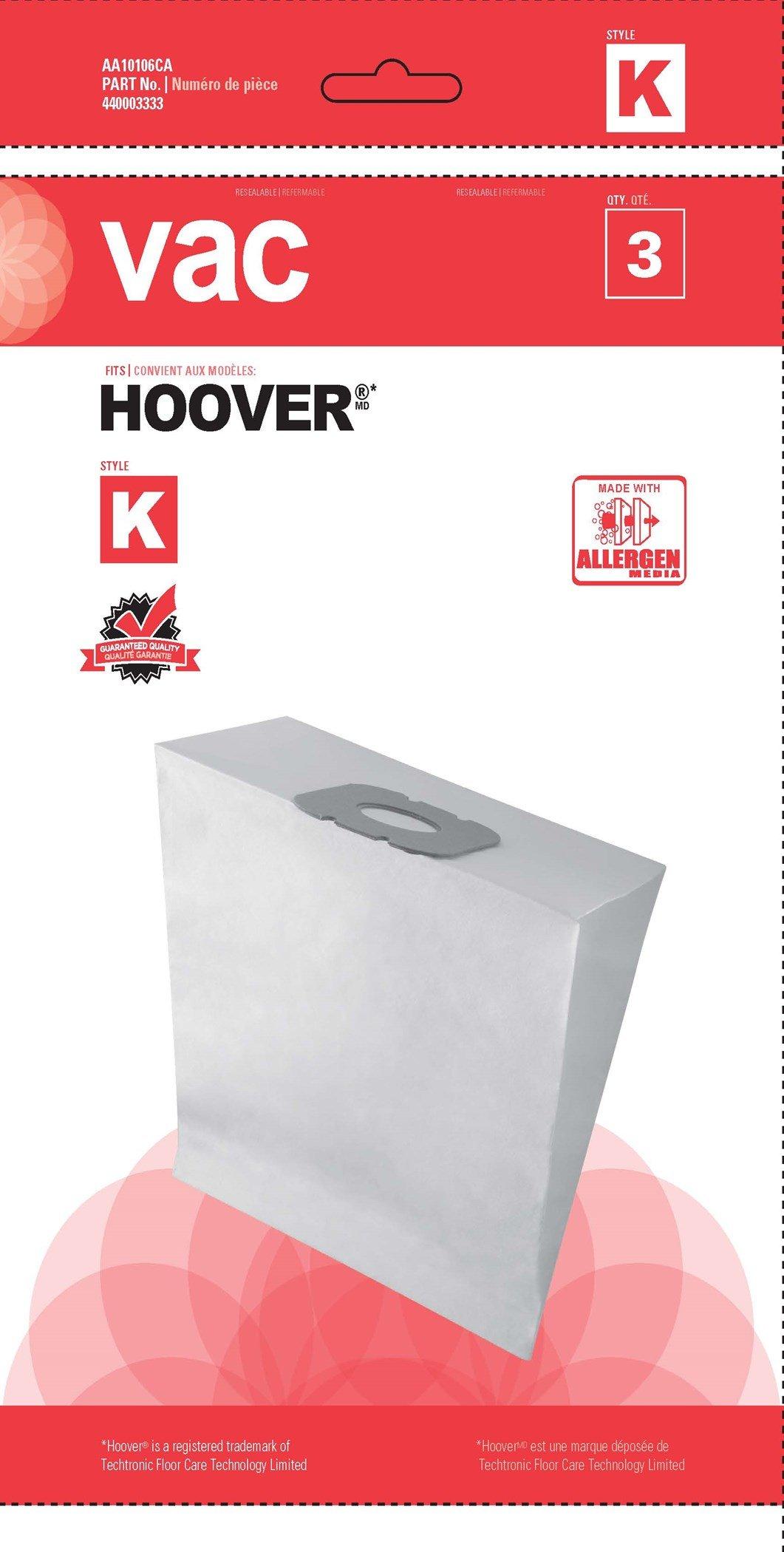 Vac Hoover Sac-K