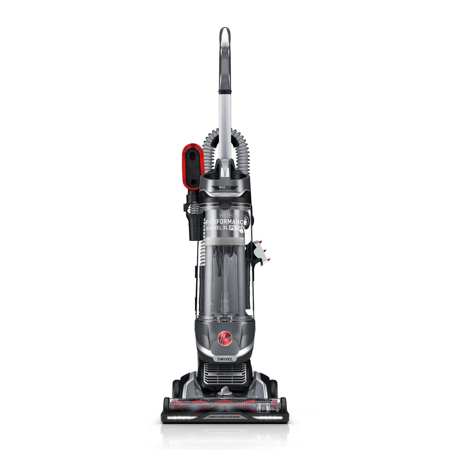 Aspirateur vertical pour animaux de compagnie pivotant XL haute performance