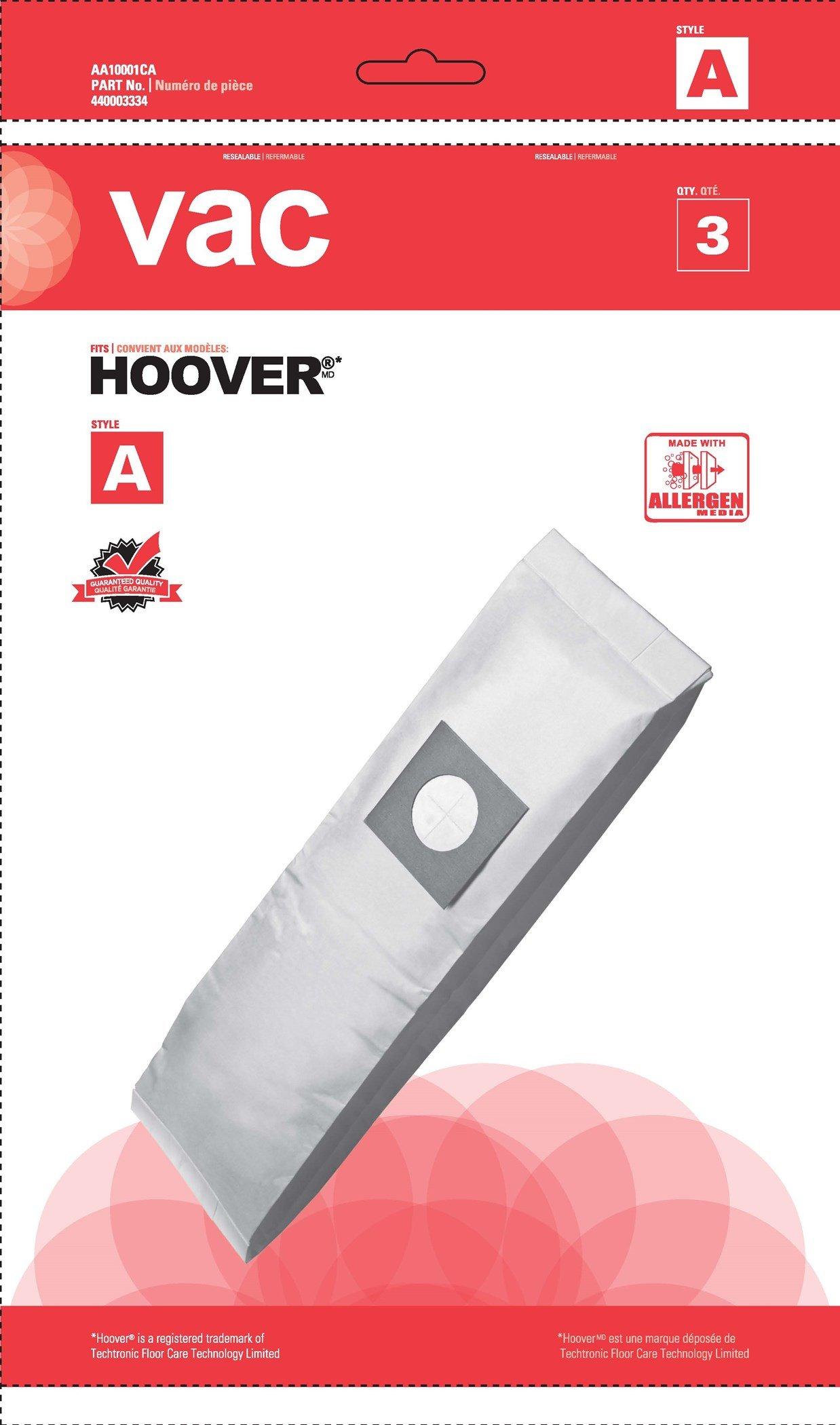 Vac Hoover Bag-A