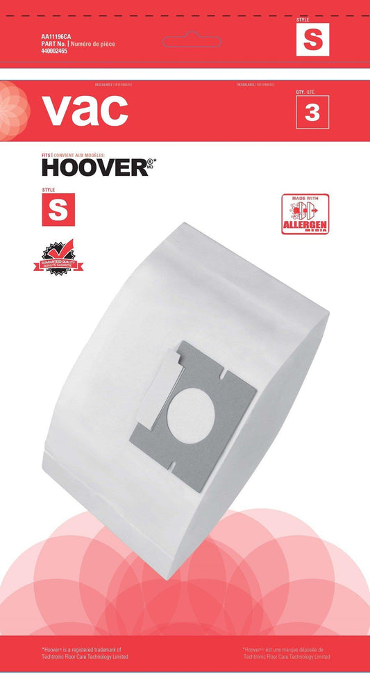 Vac Hoover Bag-Y - Paquet de 3