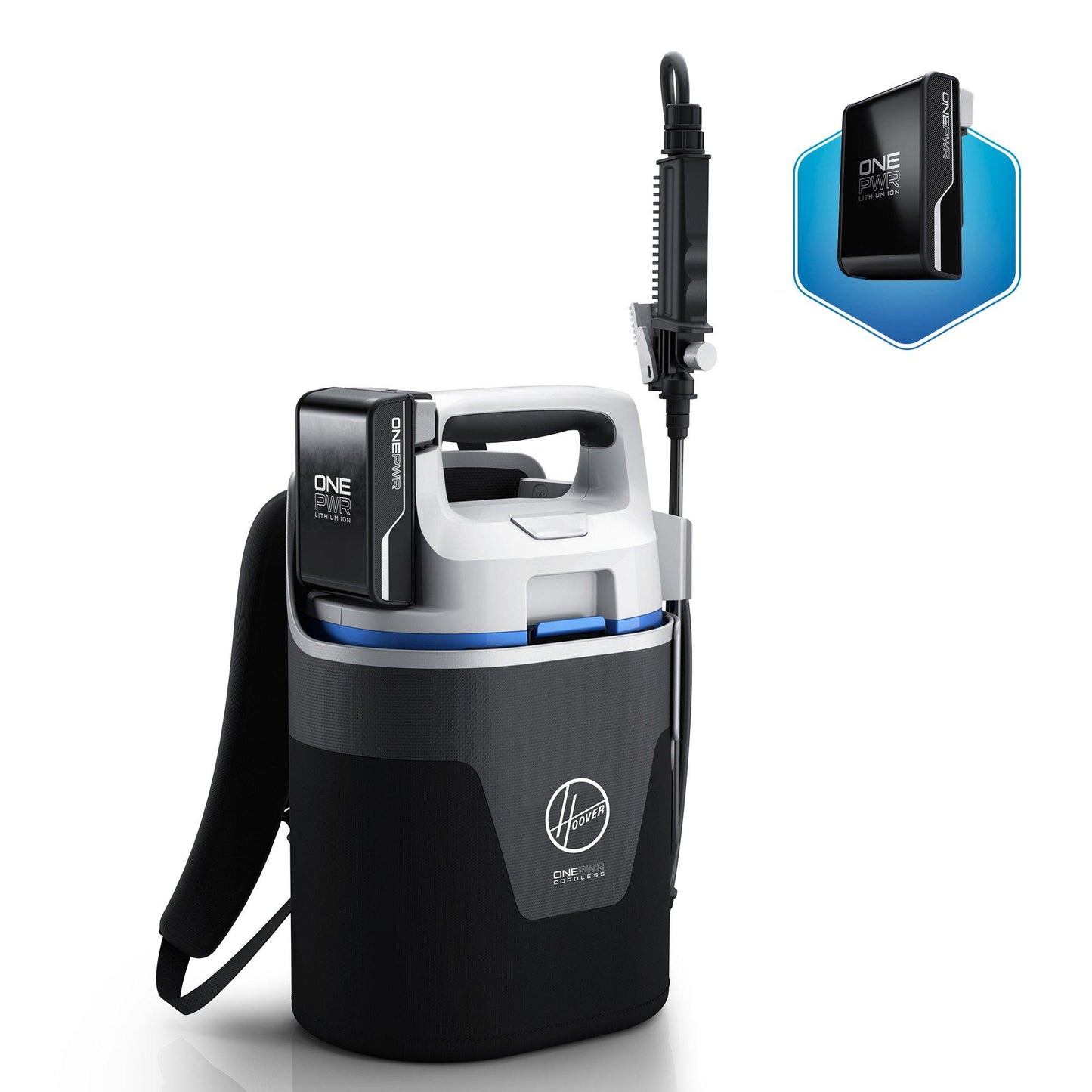 Cordless Backpack Sprayer with ONEPWR Rechargeable Battery