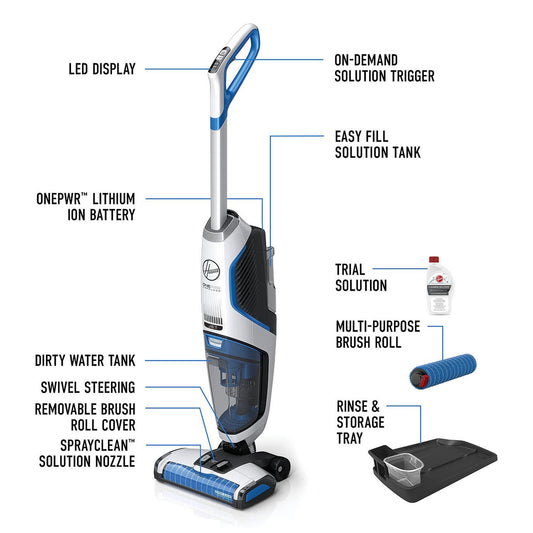 ONEPWR FloorMate JET Cordless Hard Floor Cleaner - Tool Only